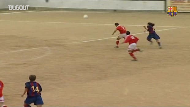 Leo Messi's best goals at La Masia